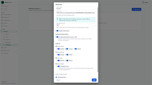 Добавление Discord